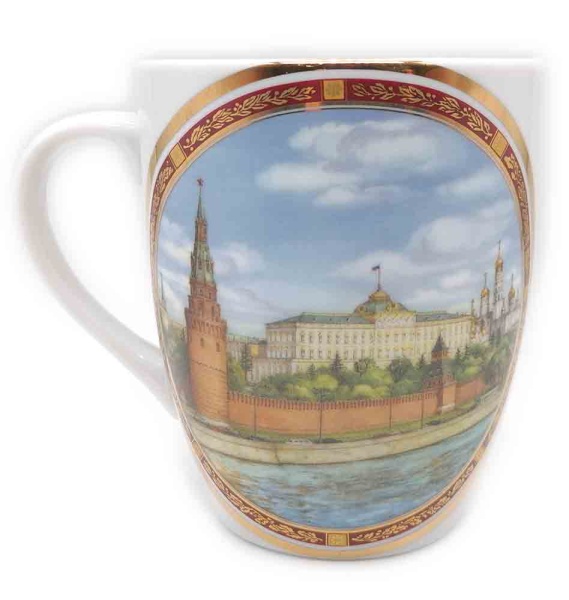 Кружка сувенирная "Кремлевская набережная" 300 мл. арт. 1144328