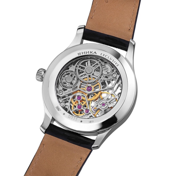 Серебряные мужские часы НИКА EXCLUSIVE 1130.0.9.001 