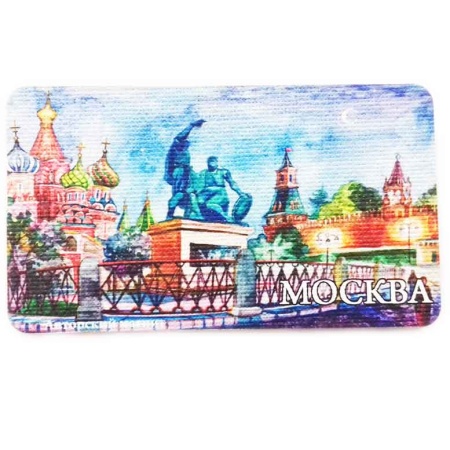 Магниты с Москвой "Минин и Пожарский" 9х5см Арт. 140219270