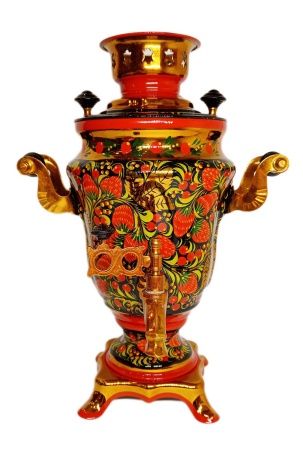 Самовар электрический 1.5 литра "Хохлома эгоист" арт. 7722622 