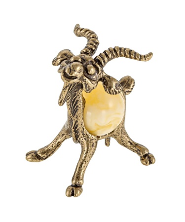 Фигурка из латуни Козочка 25х32 мм. арт. 534