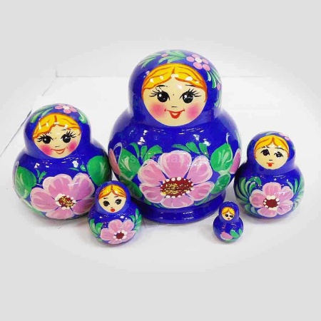 Матрешка "Вятская" 5 мест 7см арт. 1218737
