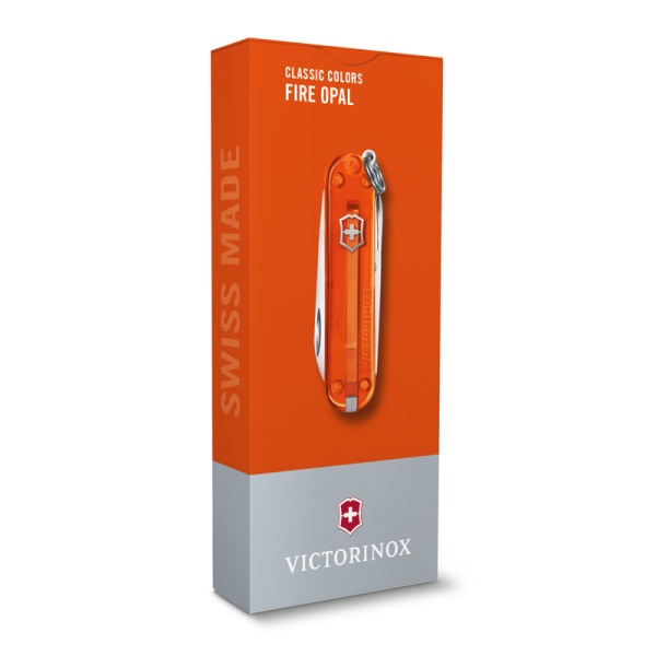 Нож-брелок Classic SD Colors Fire Opal VICTORINOX 0.6223.T82G 