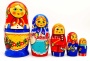 Сергиево-посадская матрешка 5 кукол 15см арт. 76432