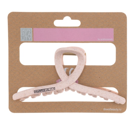 Заколка-краб для волос DEWAL BEAUTY HP003-Pink 