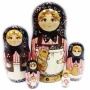 Матрешка русская 5 предметов 14см Арт. 060319466