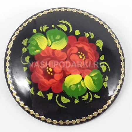 Брошь "Жостово" 5х7см арт. 43723222 