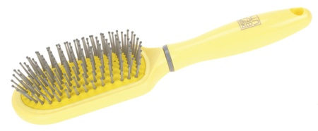 Щетка массажная трапеция "Лимонный пудинг" DEWAL BEAUTY DBLP1 