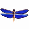 Витражное украшение брошь "Стрекоза" 8х4см Арт. 150319561 