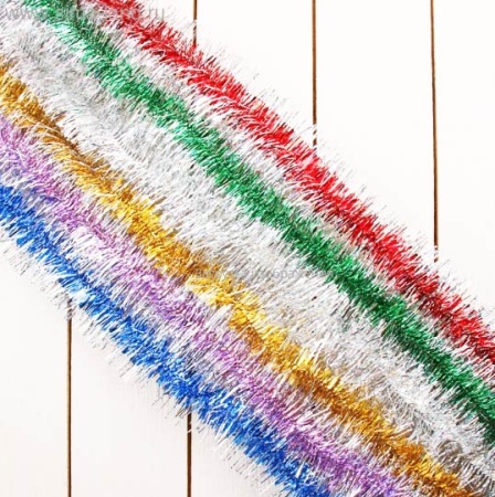 Мишура для украшения №5 8 метров микс арт. 4484802