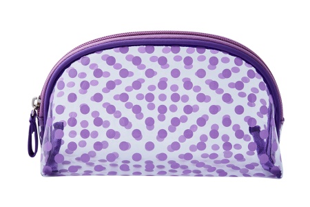 Косметичка "Горох" DEWAL BEAUTY BG-12purple 