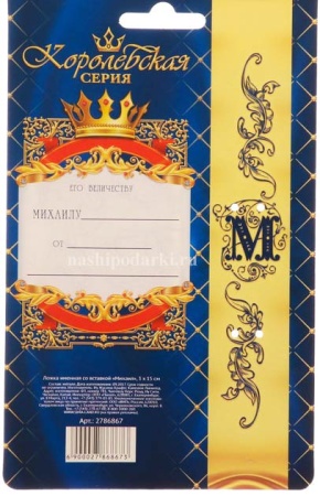 Ложка именная со вставкой "Михаил" арт. 2786867