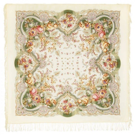 Павлопосадский платок "Отрада" 146 см. 678-3 