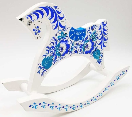 Лошадка сувенирная "Гжель" 16х11 см. арт. 95874112