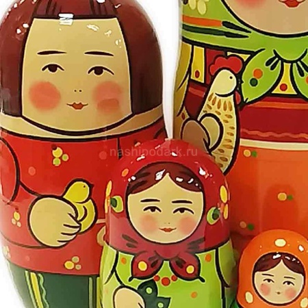 Матрешка Сергиево-Посадская 5 мест 16см арт. 1118329