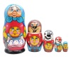 Матрешка сказка "Колобок" 18 см. 5 мест арт. 445288