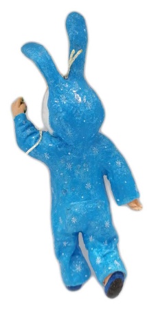 Ватная игрушка "Малчик зайчик" 13 см. арт. 674433