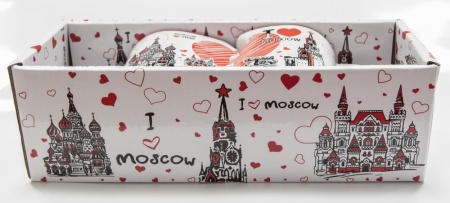 Набор кружек "Москва", 2 шт арт 87675343