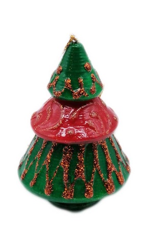 Елочка игрушка подвес 7 см. арт. 753228