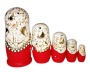 Матрешка 5 мест 19 см. арт 99899