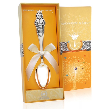 Детская серебряная ложка "Мальчик" Артикул: 012ЛЖ03001, магазин 