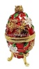 Яйцо фаберже с пчелкой 10см арт. 421173 
