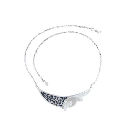 картинка Серебряное Колье "Букет" Арт: 10190157А05 