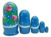 Матрешка дешевая 5 мест 15 см. арт. 6567329