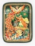 Шкатулка лаковая  Жар-птица 10х8 см. арт. 56388 