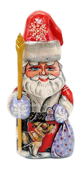 Дед мороз с белочкой 13 см. арт. 8732194