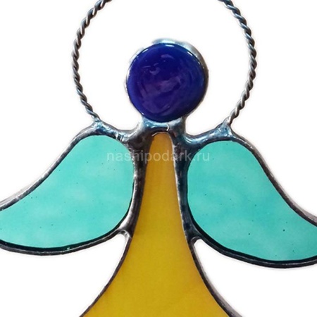 Витражная подвеска "Ангел" 10х9см Арт. 150319526 