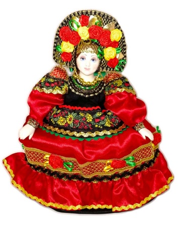 Грелка на чайник "Красная" 30 см. арт. 643568