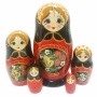 картинка Матрешка Хохлома 5 мест 17см арт. 1118352 картинка Матрешка Хохлома 5 мест 17см арт. 1118352