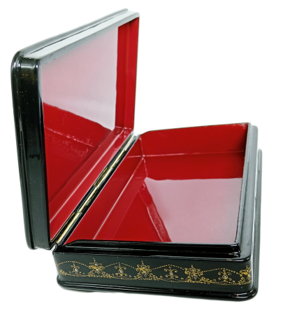 Шкатулка лаковая миниатюра 20х12 см. "Василиса прекрасная" арт. 5753223