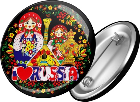 картинка Значок матрешка арт. 35844 магазин подарков