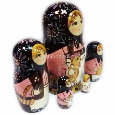 Матрешка русская 5 предметов 14см Арт. 060319466