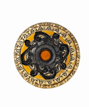 Подсвечник Модерн из янтаря 55х40 мм. арт. 1619