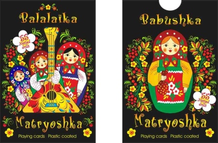 Карты игральные сувенирные "Матрёшка" арт. 900034BL 