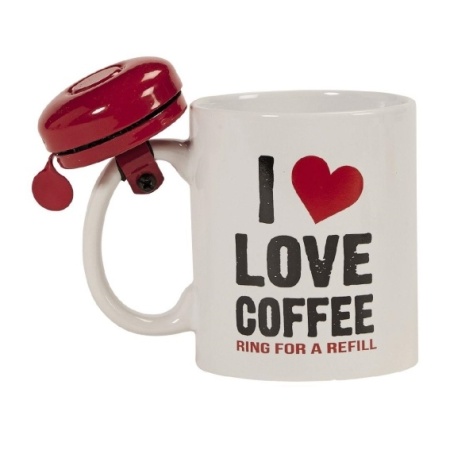 Кружка с звонком "Love Coffe" Артикул: 9662 