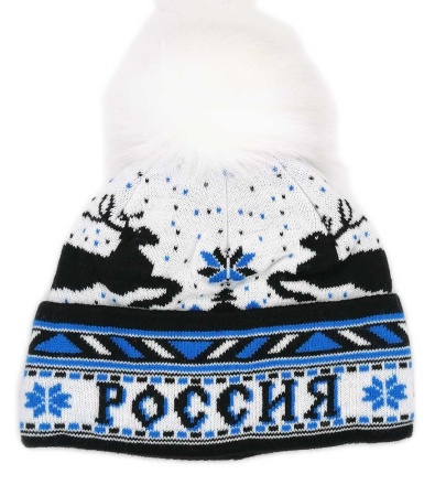 Шапка Россия 58-62 р. арт. 75211