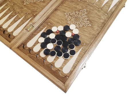 Нарды Престиж "Черная Мамба" ясень + кожа, 60, Partida Артикул: dpchm60 