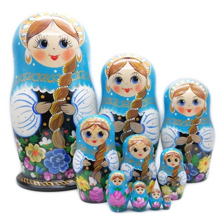 картинка Матрешка (Голубой платок) 27 см. 10 мест арт. 578225 матрешки картинка Матрешка (Голубой платок) 27 см. 10 мест арт. 578225 матрешки