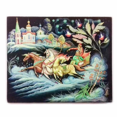 Магнит Сувенир "Зимняя Тройка" 7х8см Арт. 140219224