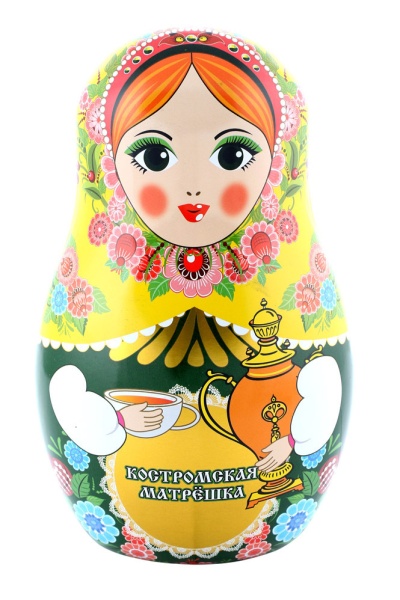 Чай черный цейлонский "Матрешка костромская" 100г арт. 678423