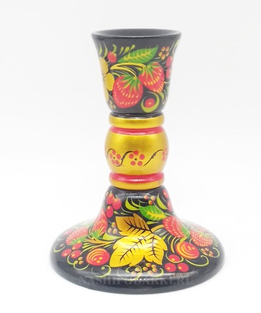 Хохлома Подсвечник