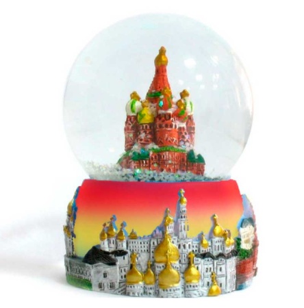 Шар сувенирный снежный Москва