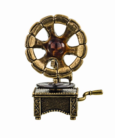 Патефон ажурный с шариком 32х45 мм. арт. 579