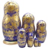 Матрешка Тверская синяя 23 см. 7 мест арт. 542198