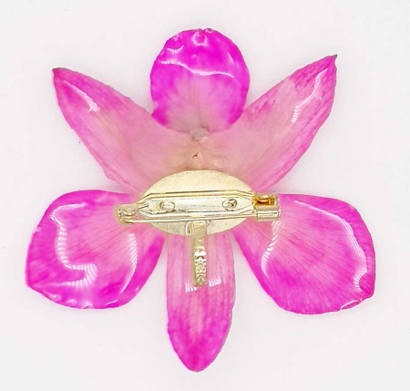 Брошка-кулон орхидея 7х7 см. арт. 83255 