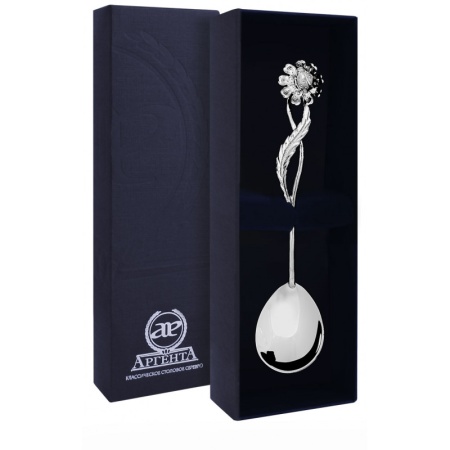 картинка Ложка чайная "Ромашка" Артикул: 077ЛЖ03001, Ф2440101, магазин подарков картинка Ложка чайная "Ромашка" Артикул: 077ЛЖ03001, Ф2440101, магазин подарков